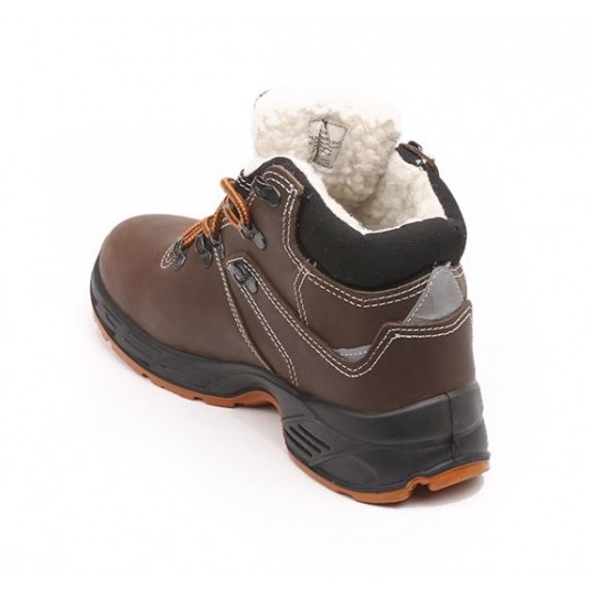 Buty STYLER 111 Winter S3 Brown 42 -zdjęcie numer 4