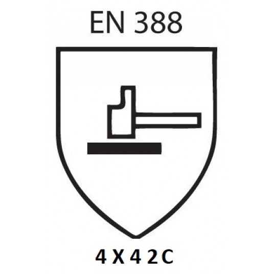 Rękawice antyprzecięciowe SAFER 5 szare 10 -zdjęcie numer 2