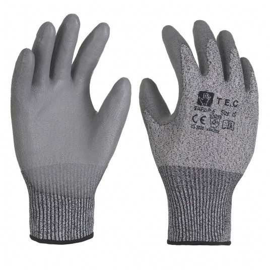 Rękawice antyprzecięciowe SAFER 5 szare 7 -zdjęcie numer 1