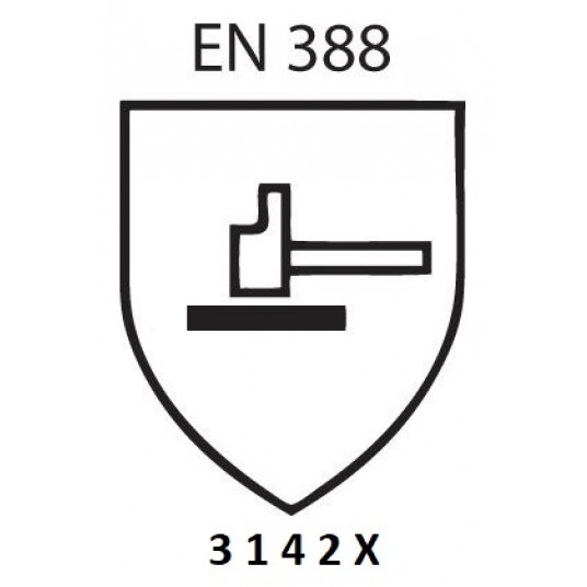 Rękawice poliest. powlekane lateksem LATEC 6 -zdjęcie numer 2