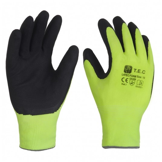 Rękawice powlek. spienionym lateksem LATEC FOAM 09 -zdjęcie numer 1