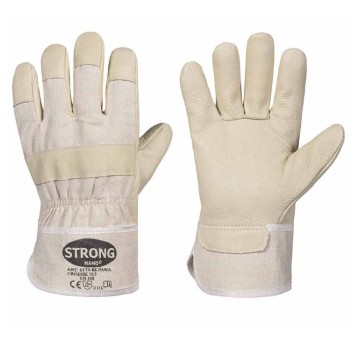 0174 Rękawice robocze wzm. skórą lico 88 PAWA