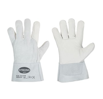 0251 Rękawice skórzane krótkie lico/dwoina VS 52