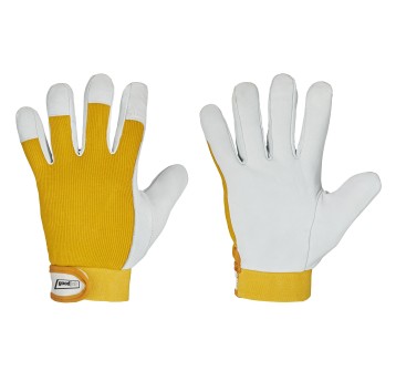 0279 Rękawice ocieplane wzm. skórą lico KHANPUR 8