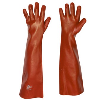 0406 Rękawice robocze PCV 60 cm MEMPHIS