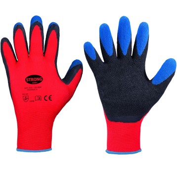 0523 Rękawice nylon powl podw lateks TIP GRIP 09