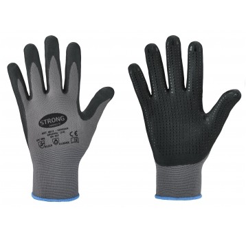 0613 Rękawice powl nitrylem piank. HANDAN 9