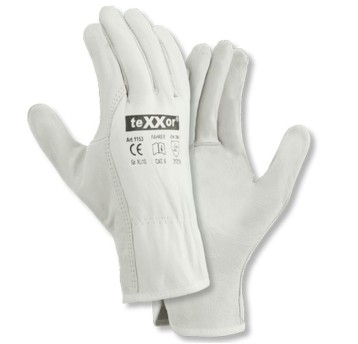 1153 Rękawice wzm. skórą lico FAHRER 8