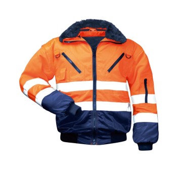 23649 Kurtka ostrzegawcza ocieplana ERIK rozm XL