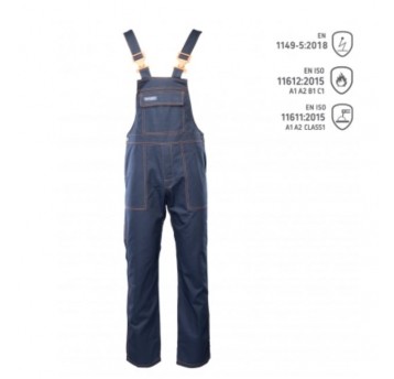 PROFLAM - spodnie ogrodniczki antystatyczne