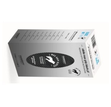 Rękawice nitrylowe czarne MAX GRIP M