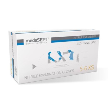 Rękawice nitrylowe niebieskie rozm. M