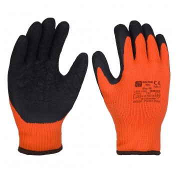Rękawice ocieplane powl. lateks WINTER TEC 10