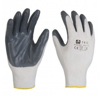 Rękawice powlekane nitrylem szare NITRI GREY 11