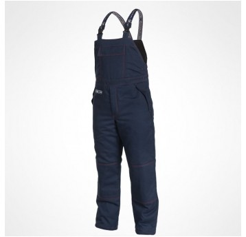 SARA WULKAN WINTER - spodnie ogrodniczki ocieplane